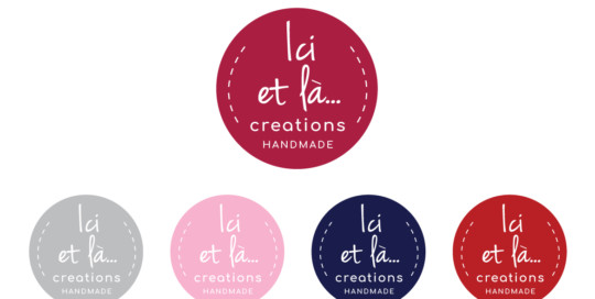 Ici et la creations logo design