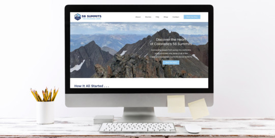 58 Summits home page image
